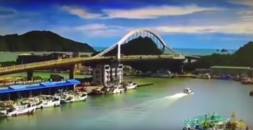 شاهد: لحظة انهيار جسر في تايوان وإصابة 14 شخص