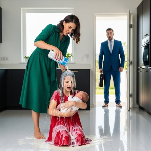 عاد من سفره ليحتضن أطفاله… فوجد زوجته تُحطّم طفولتهم أمام عينيه 😱