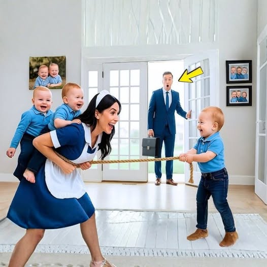 عاد إلى البيت غاضبًا… فسمع ضحكة لم يسمعها منذ وفاة زوجته