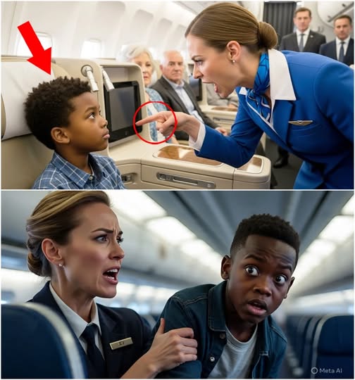 مضيفة طيران تُهين طفلًا في الدرجة الأولى… ثم تكتشف أنه ابن المدير التنفيذي!