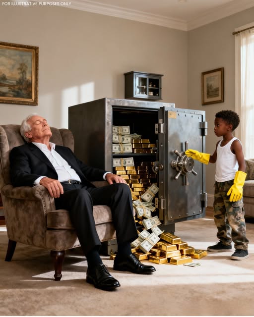 تظاهرَ هذا الملياردير بالنوم… وما فعله طفل الخادمة جعله ينهار