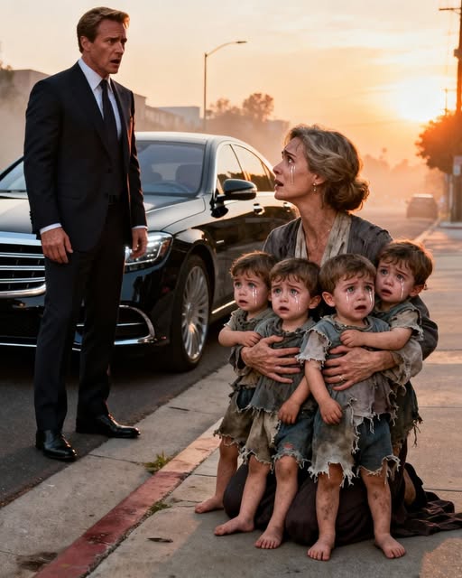 الرجل الثري يلتقي بحبه الضائع… والأطفال الأربعة يغيرون حياته إلى الأبد