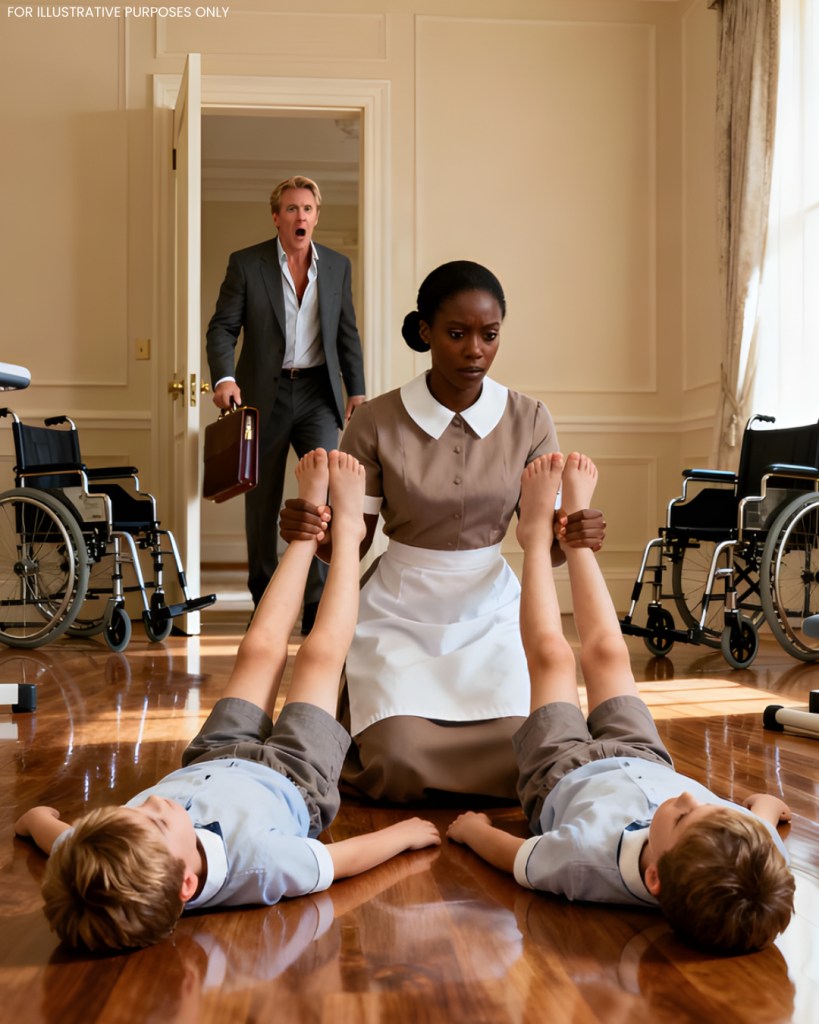 عاد الملياردير مبكرًا إلى البيت… وما رآه مع توأميه المشلولين جعله يعيد تعريف المعجزة