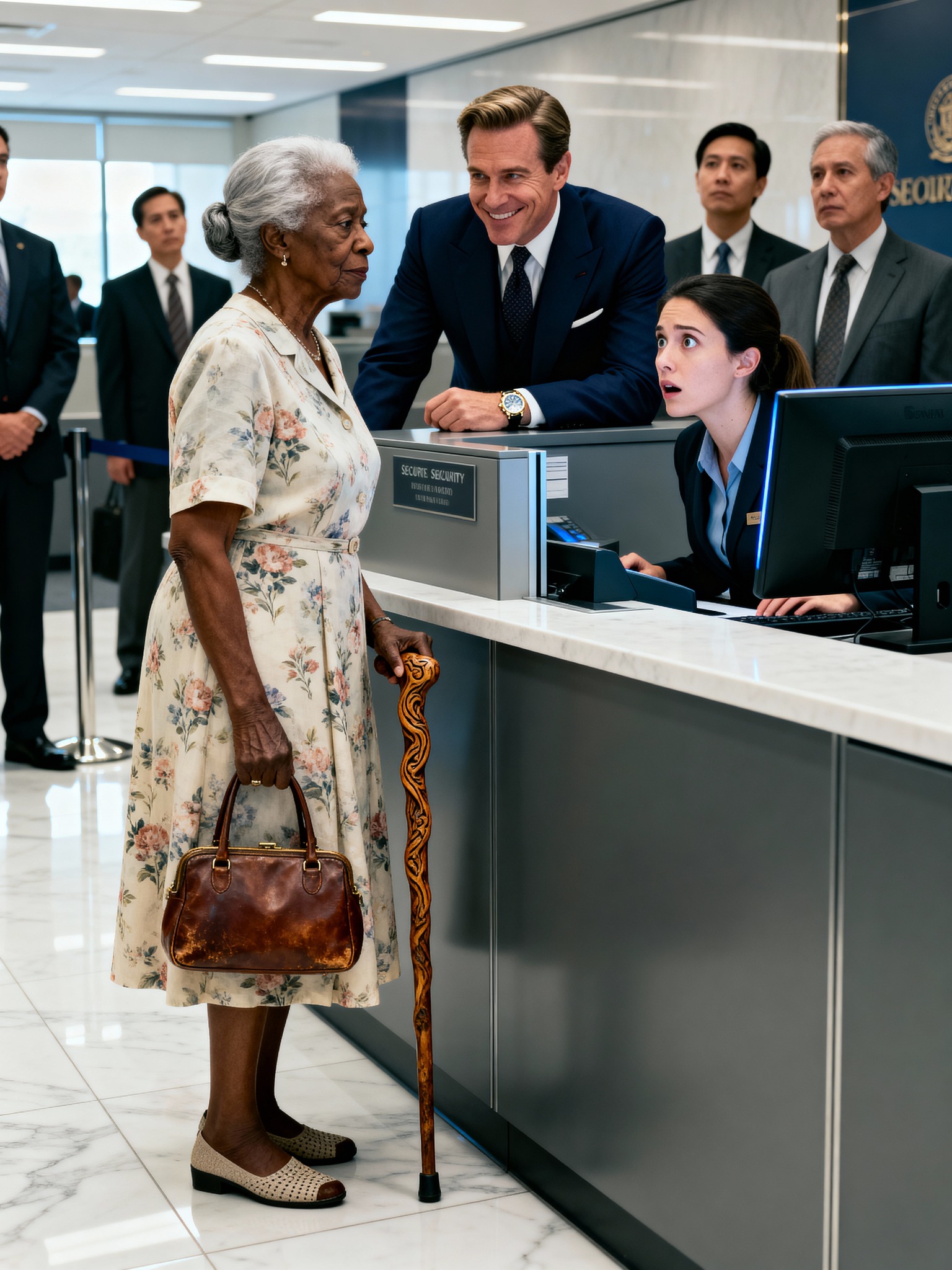 ضحك عليها في البنك… ثم ظهر رقم جعل الجميع يصمت!