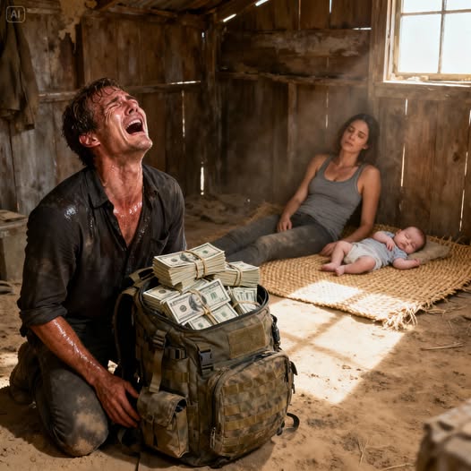 عاد بعد عامٍ حاملًا المال ليُنقذ عائلته… لكن ما رآه خلف الباب جعله يكتشف أن الغياب أخطر من الفقر