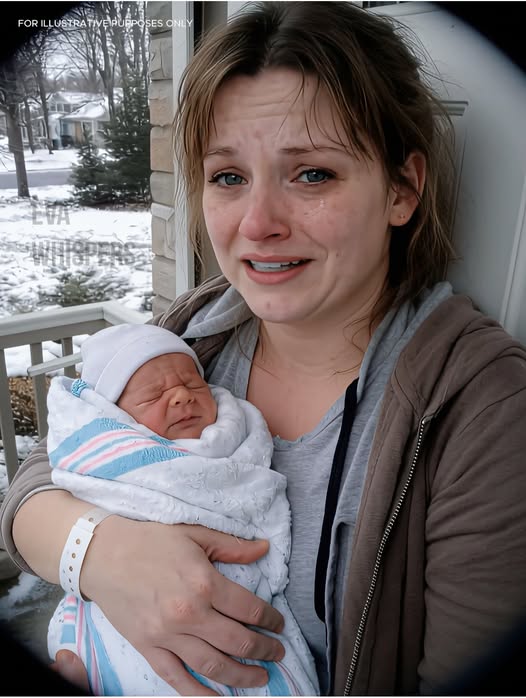 عدتُ من المستشفى مع مولودتي… فوجدتُ باب بيتي مغلقًا